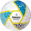 Мяч футб. TORRES Match, F323974,р.4, 32 пан. ПУ, 4 под. слоя, ручн. сшивка, бело-серо-голубой